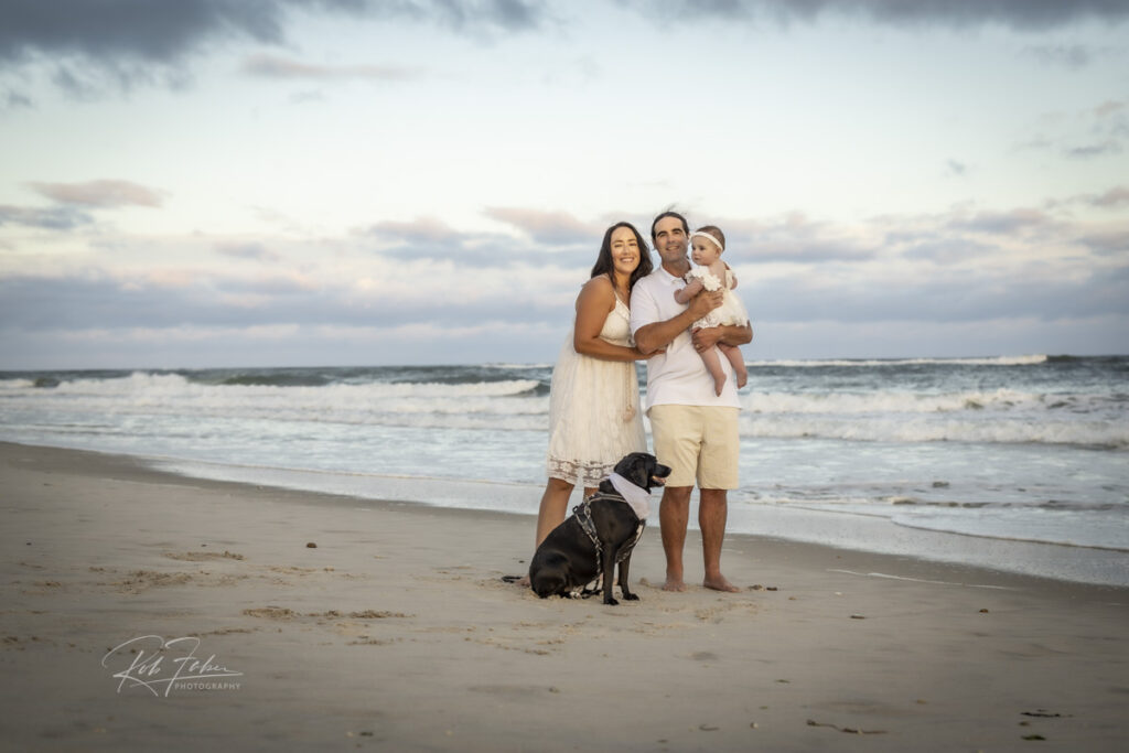 Family Portraits at the beach.