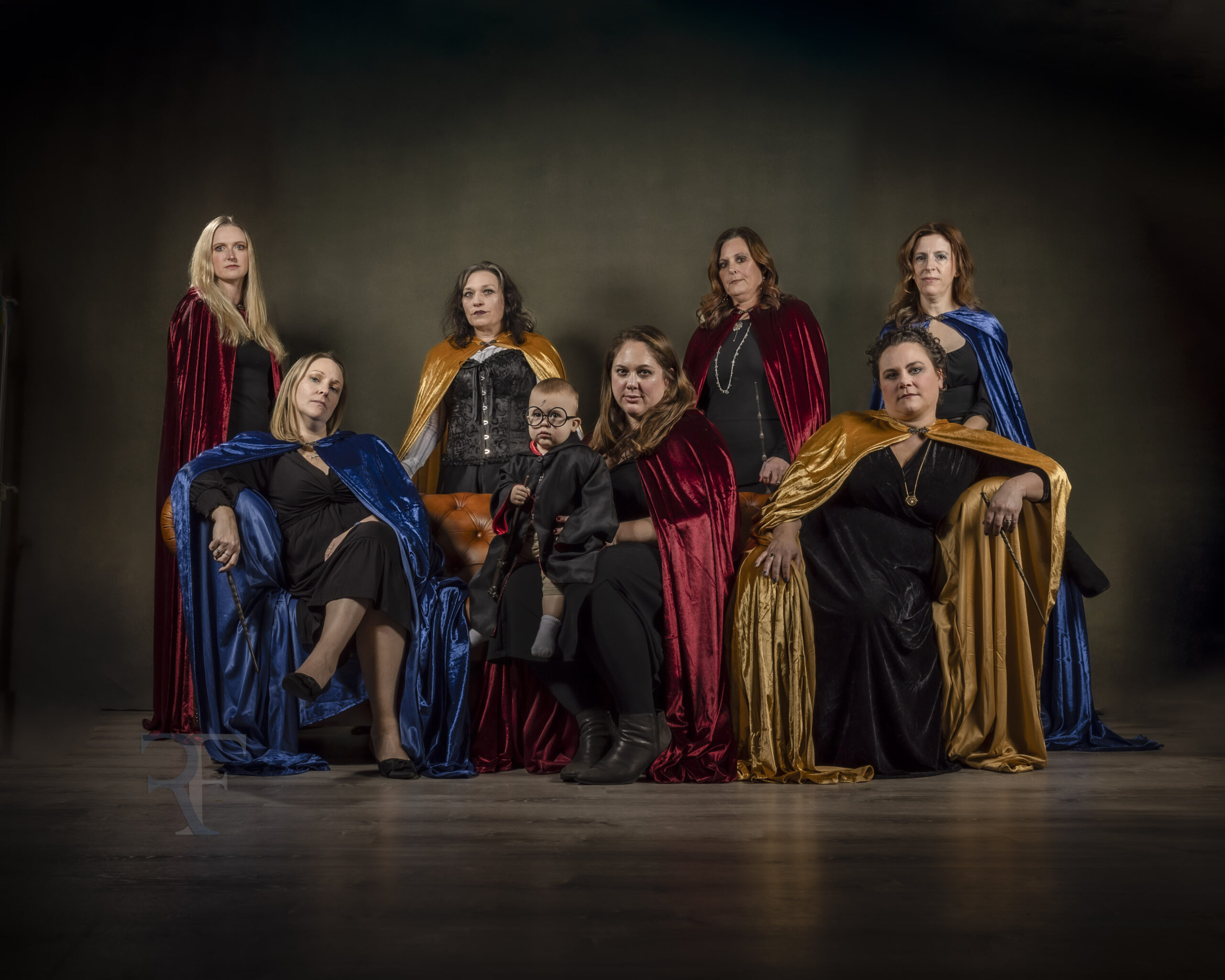 Friends Unite for a Harry Potter themed reunion portrait session.